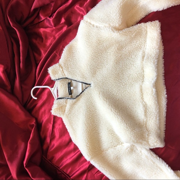 Princess Polly Sweaters - cropped fuzzy half zip sweater